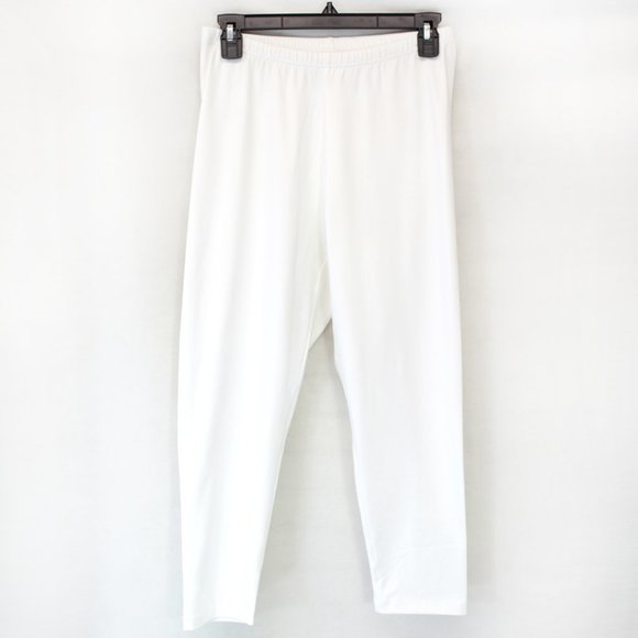 J. Jill Pants & Jumpsuits J Jill Jjill Plus Size White Pima Capri